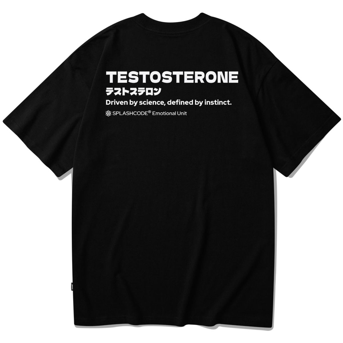 스플래시코드(SPLASHCODE) 반팔 티셔츠 블랙 - 테토(Testosterone)
