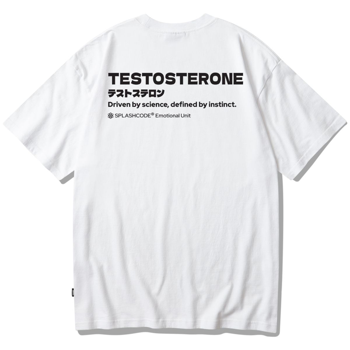 스플래시코드(SPLASHCODE) 반팔 티셔츠 화이트 - 테토(Testosterone)