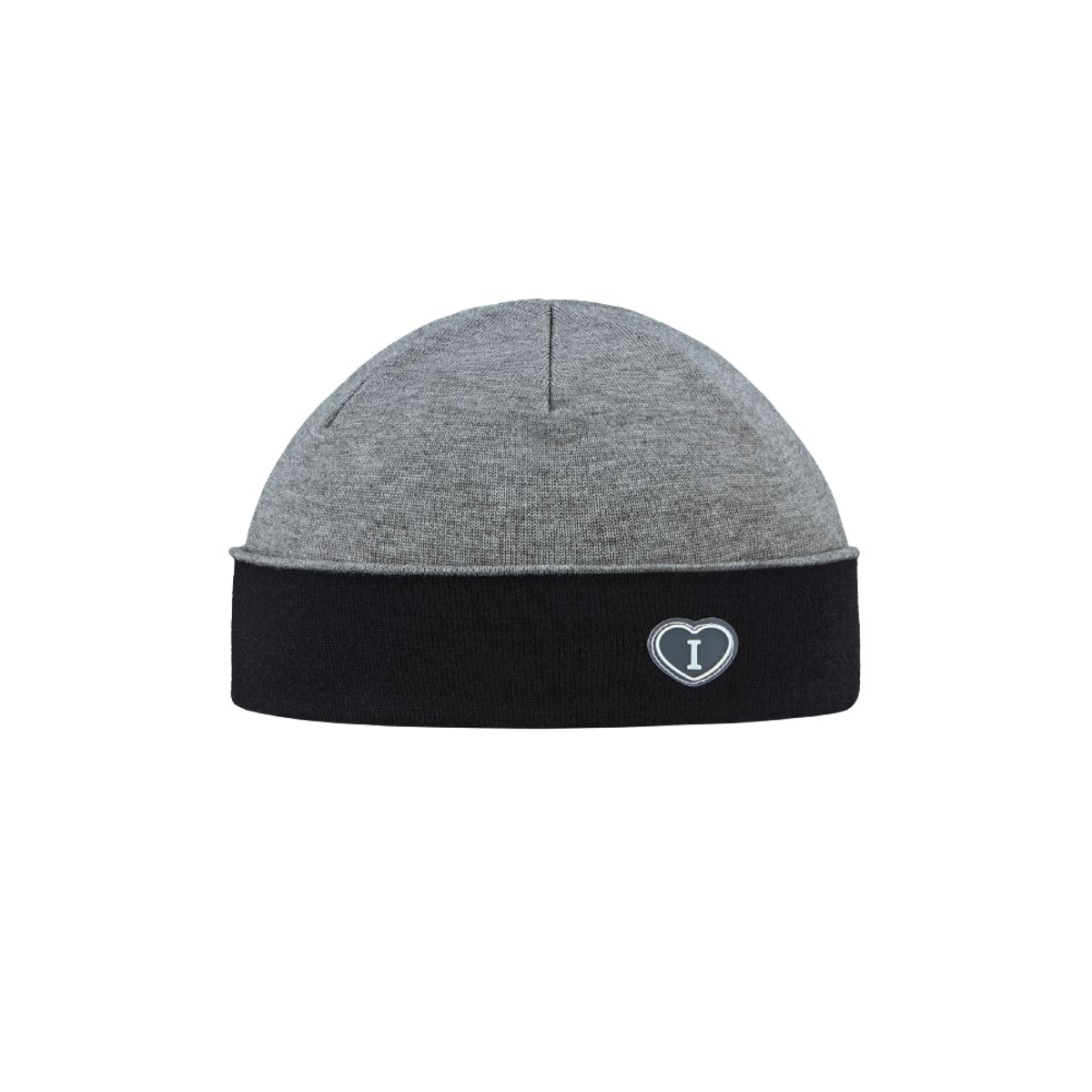 아이썸머리(ISUMMERLY) Twin key beanie - Black gray (트윈 키 비니 블랙 그레이)
