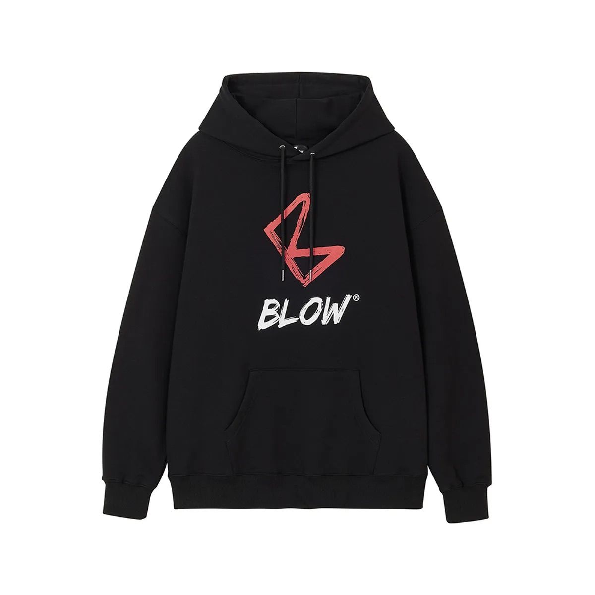 블로우(BLOW) Red Logo Hoodie