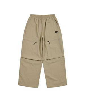 ZD 베이직 우븐 루즈핏 카고팬츠 [베이지]