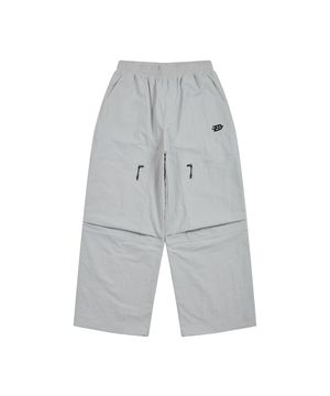 ZD 베이직 우븐 루즈핏 카고팬츠 [그레이]