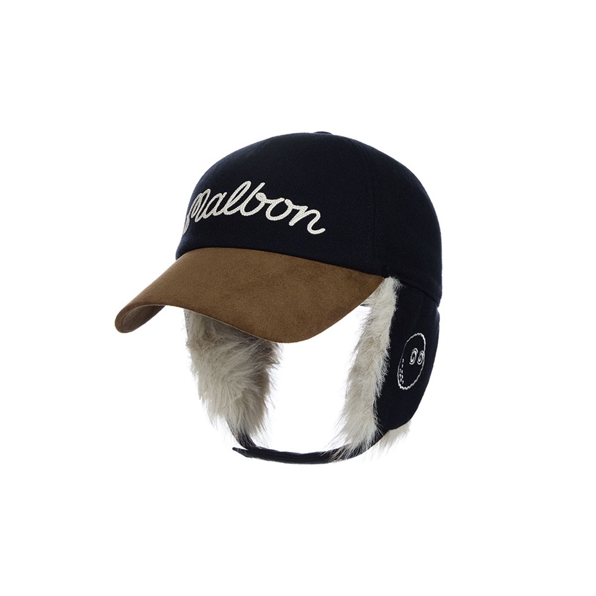 말본 골프(MALBON GOLF) 퍼 이어머프 캡 NAVY