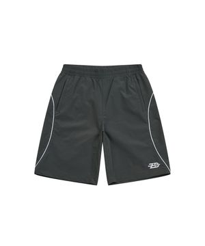 ZD 라이트 우븐 쉘 하프팬츠 [다크그레이]