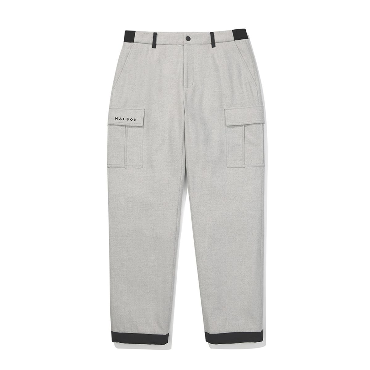 말본 골프(MALBON GOLF) 울혼방 패딩 팬츠 LIGHT GRAY (MAN)