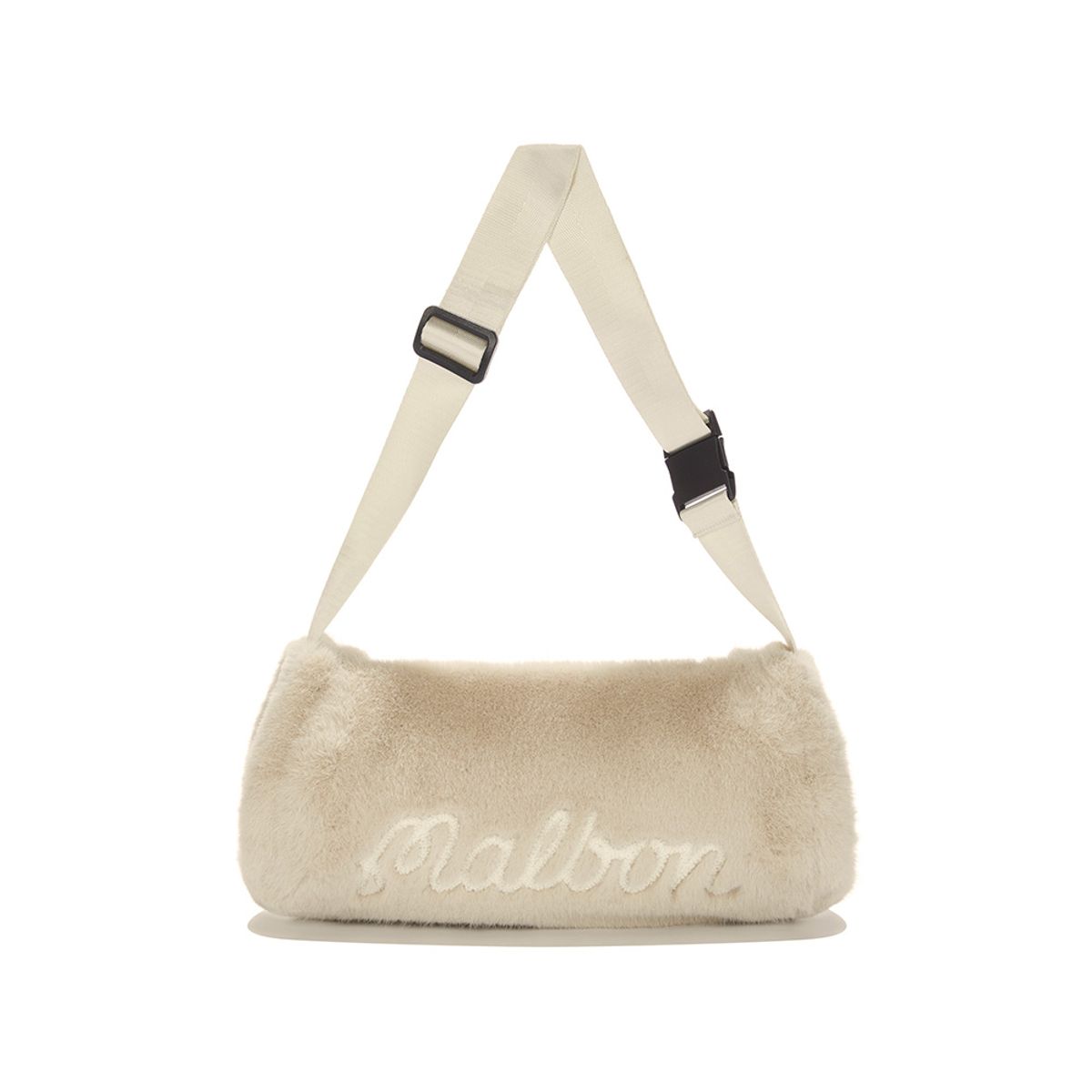 말본 골프(MALBON GOLF) 말본 로고 포인트 핸드머프 BEIGE (WOMAN)