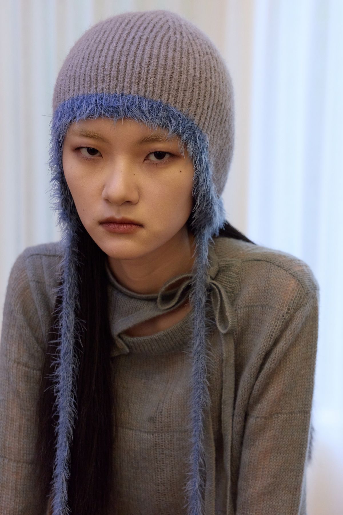 에스미어(SMIEUR) 울렌 비니 (그레이)