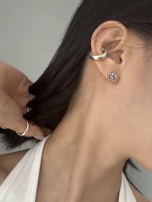 [925실버] 앤틱 스피어 이어링