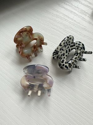 미니 홀 헤어 클립 (3컬러)