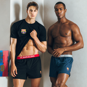 FC바르셀로나 프리미엄 코튼 남성 팬티 남성 트렁크 팬티 5종 + 신발주머니