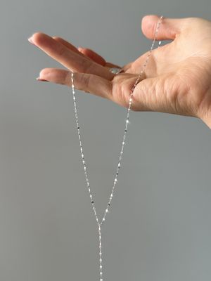 [925실버] 스팟 드롭 네크리스