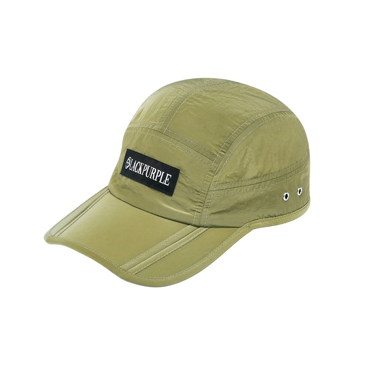 블랙 퍼플(BLACK PURPLE) 러너스 바이저 캡 Runner’s Visor Cap_Khaki