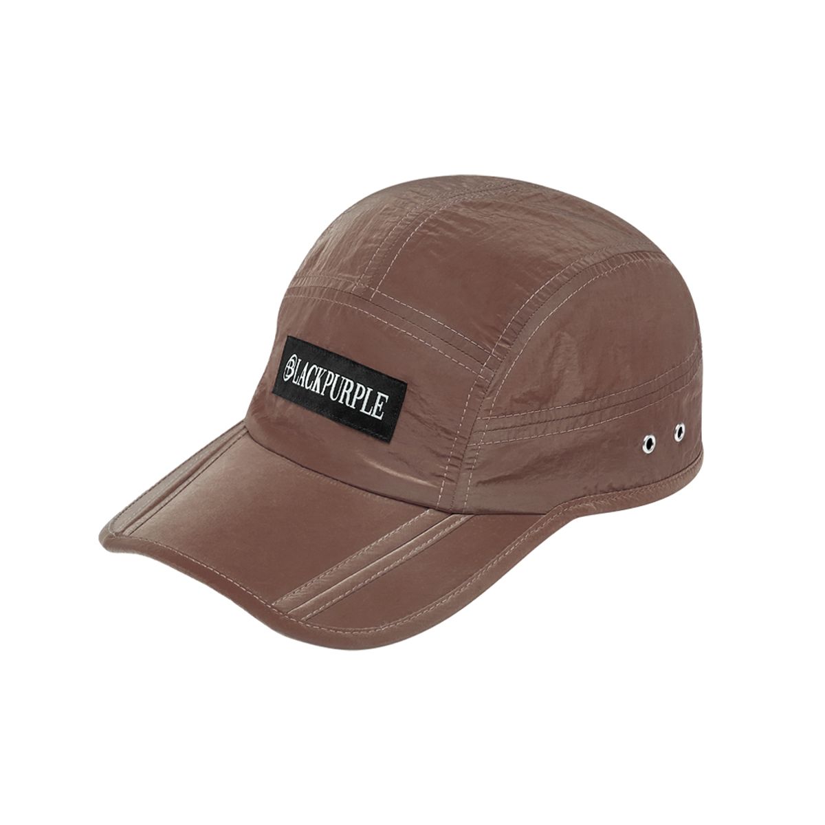 블랙 퍼플(BLACK PURPLE) 러너스 바이저 캡 Runner’s Visor Cap_Brown