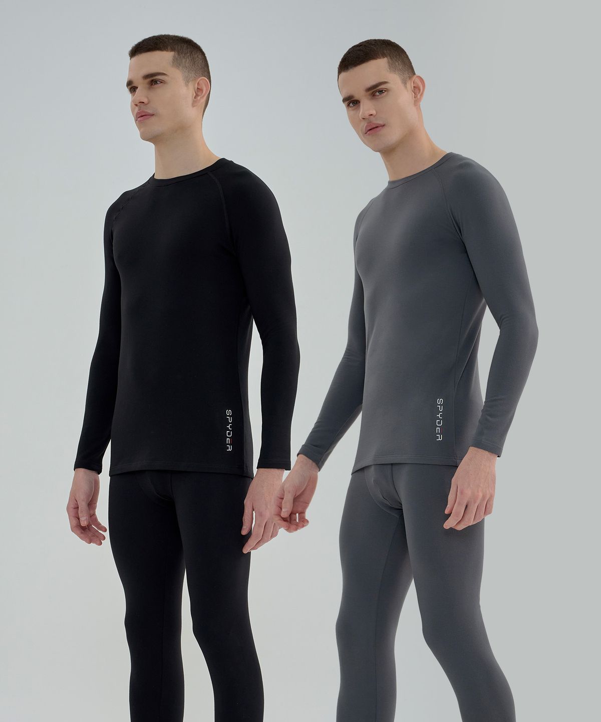 스파이더 언더웨어(SPYDERUNDERWEAR) 소프트 터치 기능성 웜웨어 상하의 세트