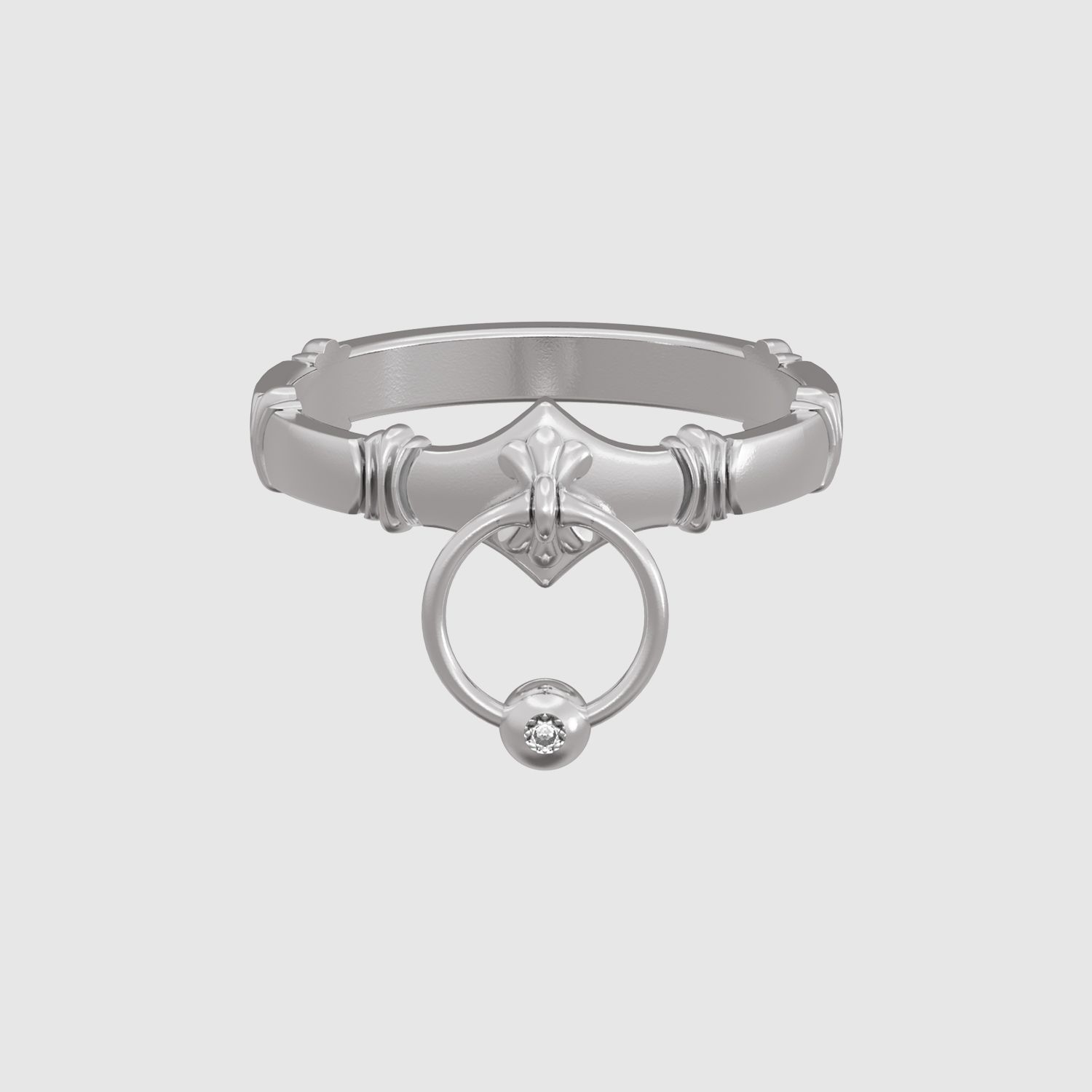 MUSINSA | MUSEE.ART Knotted silver ring