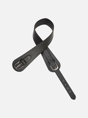 BUCKLE CURVE BELT / BLACK