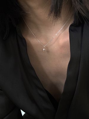 [925실버] 미니 스파클 네크리스