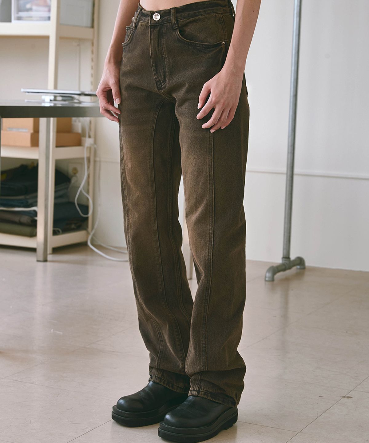 세븐틴엔드(17END) F 006 A ROUND JEANS TBK