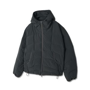 에센셜 라이트 후드 푸퍼 (그레이