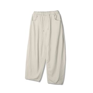워시드 코튼 와이드 트윌 팬츠 (아이보리