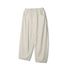 워시드 코튼 와이드 트윌 팬츠 (아이보리