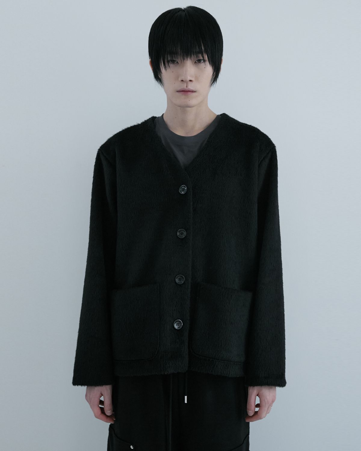 키류(KIRYU) MOHAIR SHAGGY CARDIGAN