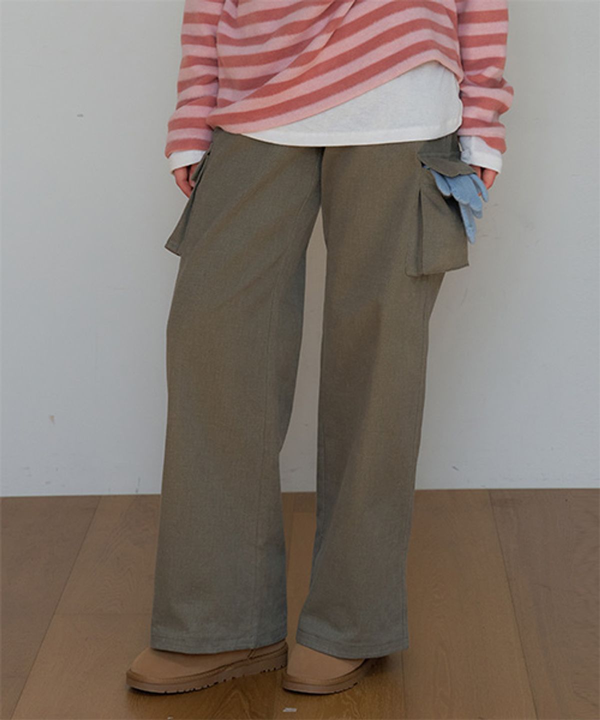 디애니(THE ANY) Indear Button Cargo Pants