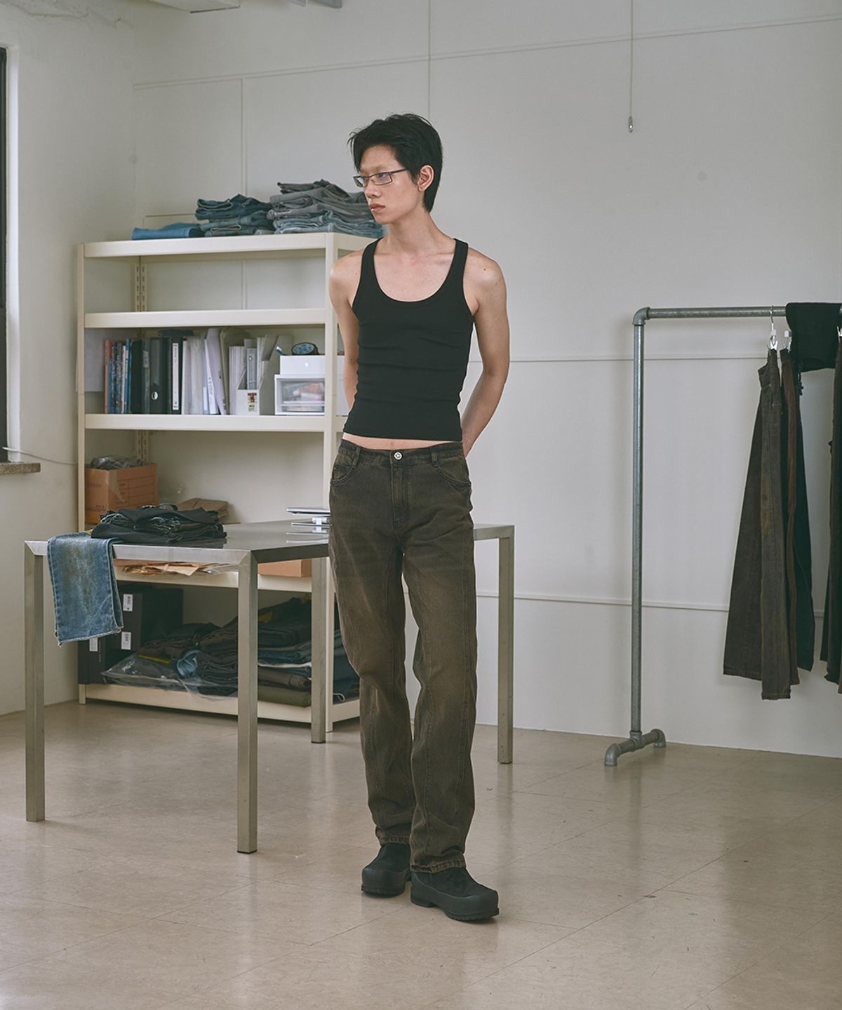 세븐틴엔드(17END) M 006 A ROUND JEANS TBK