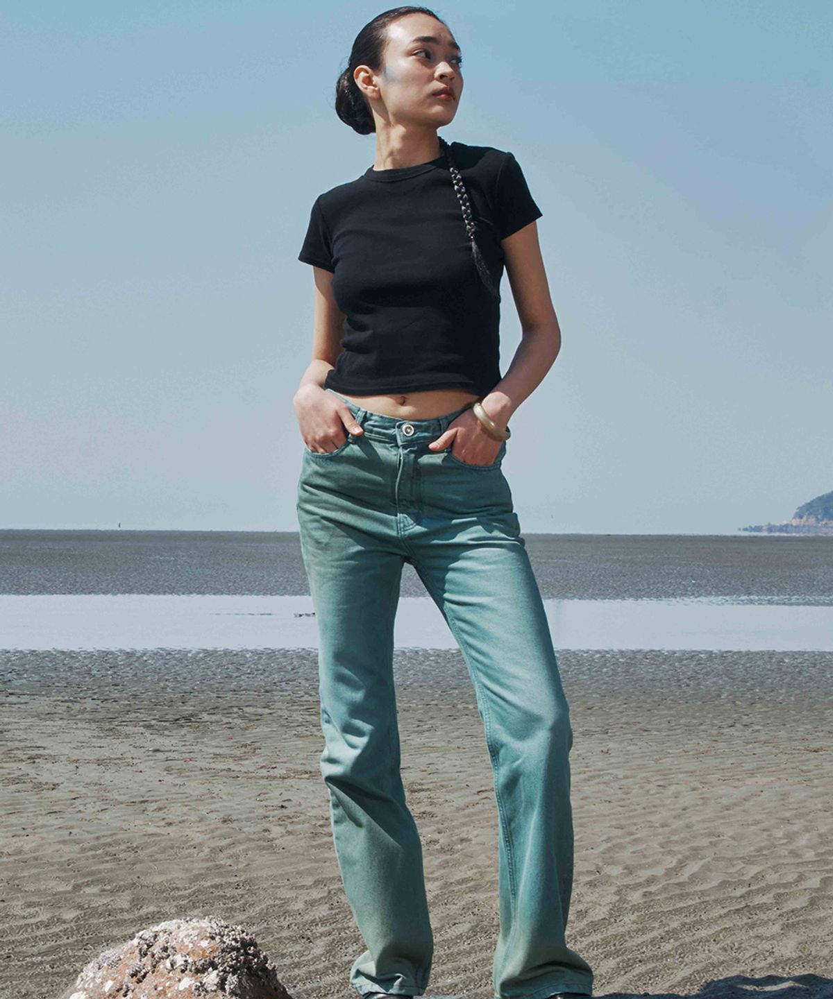 세븐틴엔드(17END) F 017 MOSS BOOTCUT