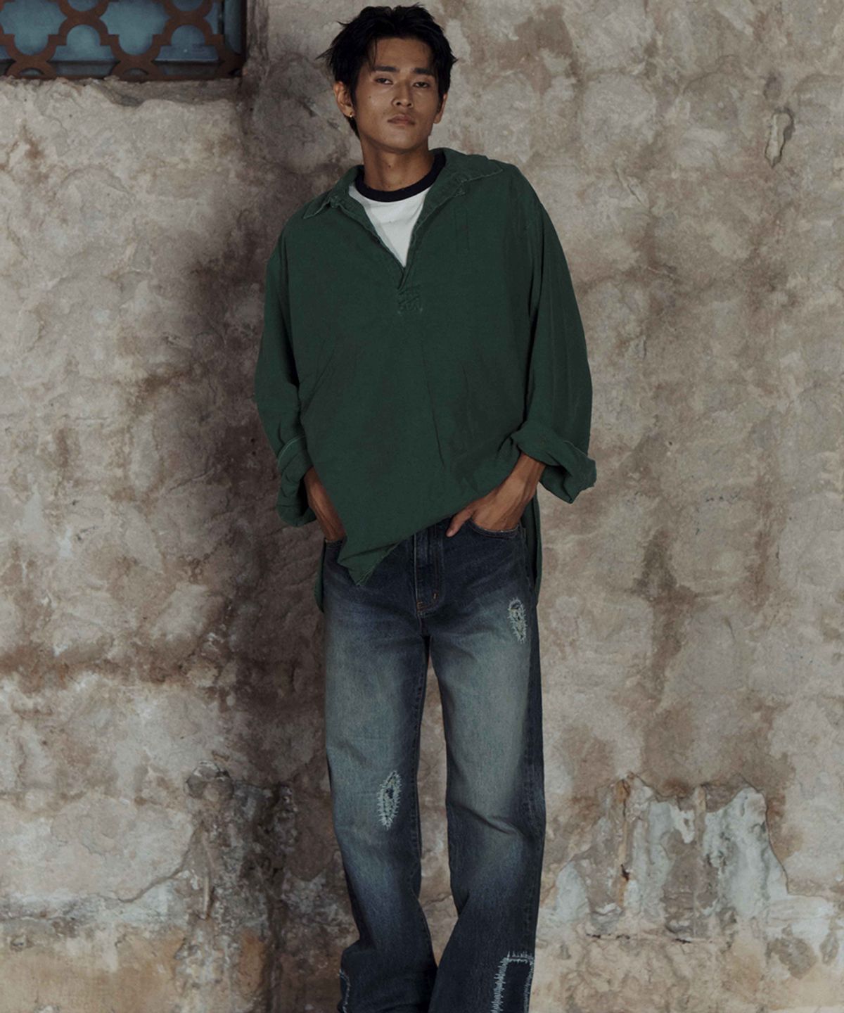 세븐틴엔드(17END) M 013 SELVEDGE BORO DENIM