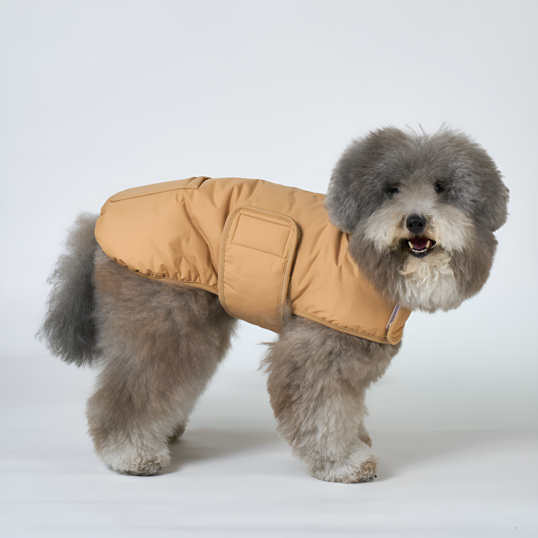 개따뜨텍 강아지 숏패딩 Beige