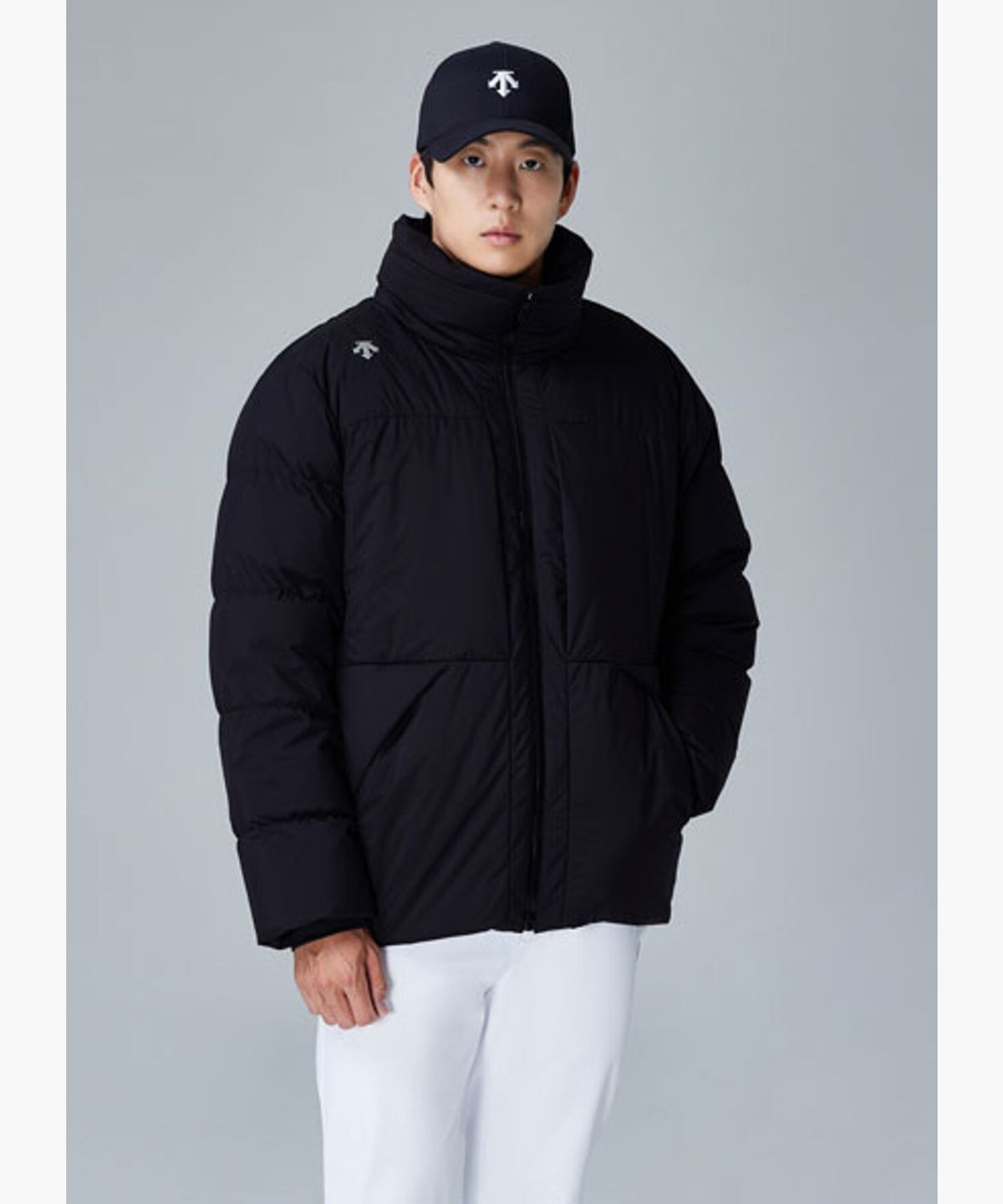 데상트 골프(DESCENTE GOLF) 남성 후드 헤비 다운 점퍼  DQ42MFDJN1