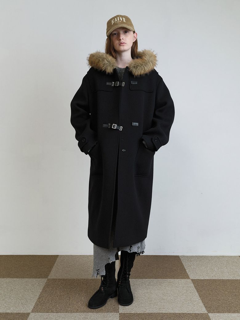 Fur Trimming Long Coat VW5WH046_2color