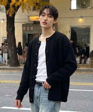 베이직 라운드넥 버튼 니트 가디건 4 Color [ULZG_0001]