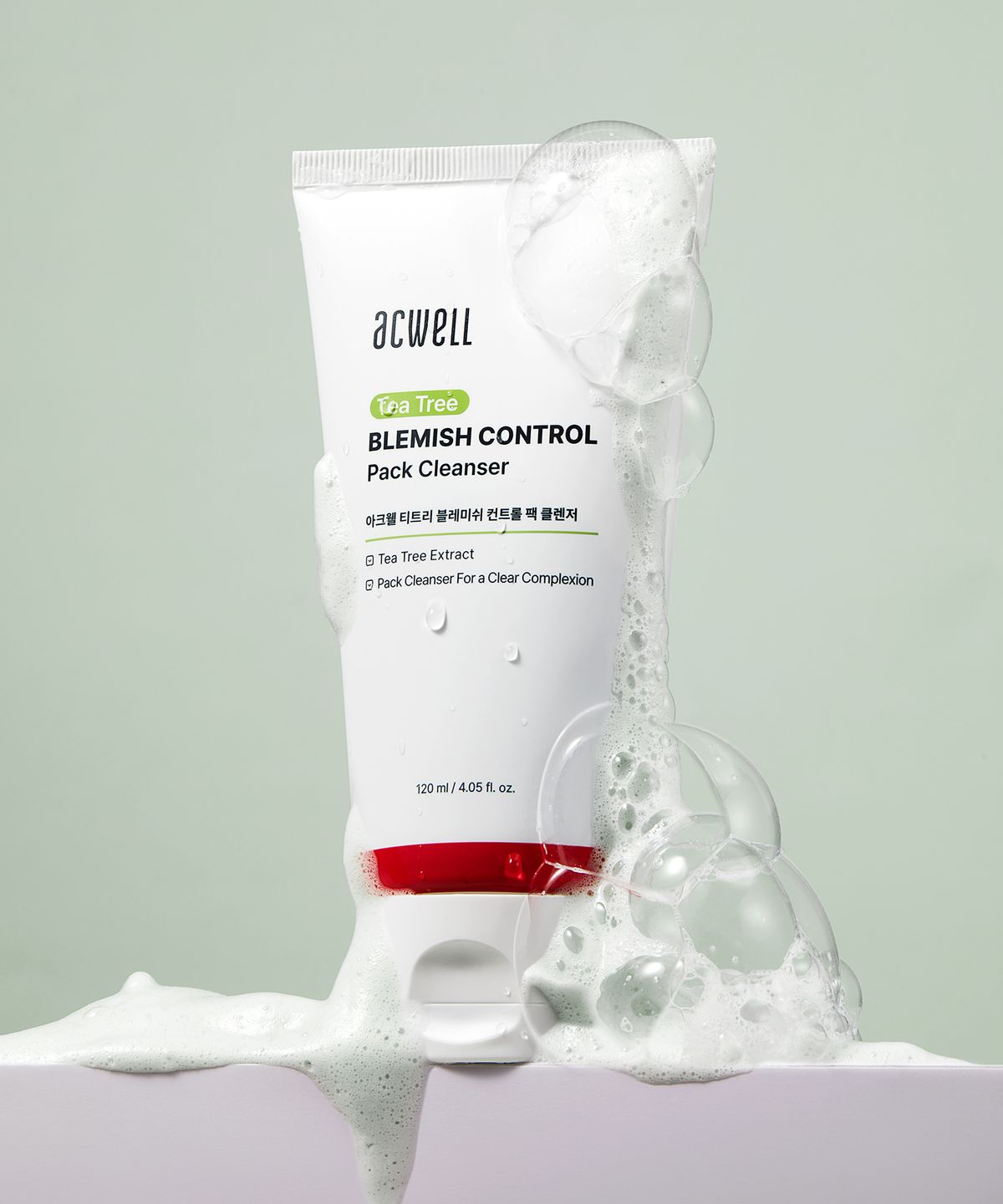 아크웰(ACWELL) 티트리 블레미쉬 컨트롤 클렌저 팩 투 폼 120ml