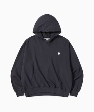 베이직 시그니처 후드 2컬러