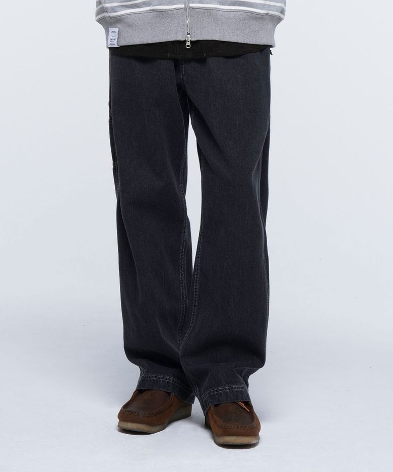 DENIM CARPENTER PANTS (DEEP GRAY)