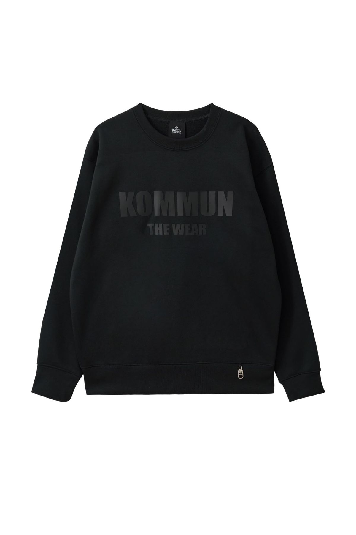 커뮨더웨어(KOMMUNTHEWEAR) 커뮨 실리콘 프린트 스웻셔츠