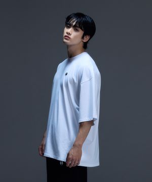 기모 심볼 오버핏 숏슬리브 2컬러