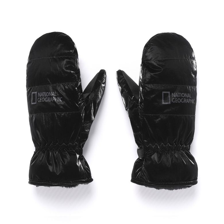 K254KGL030 손모아 패딩 장갑 CARBON BLACK