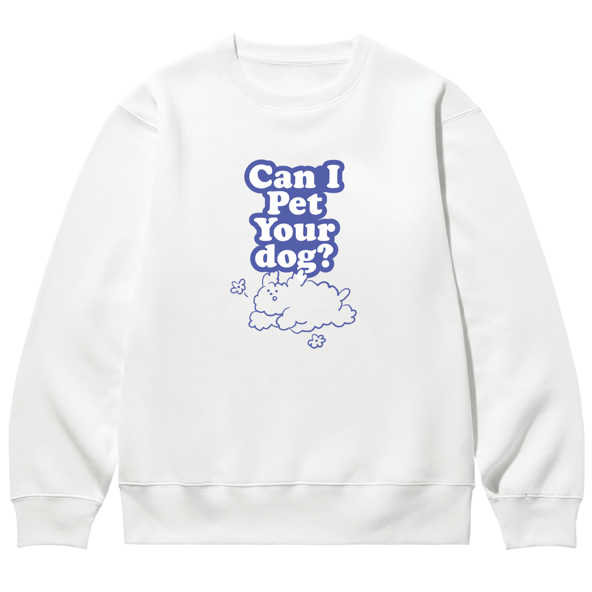어썸어스(AWESOMEUS) CAN I PET YOUR DOG SWEAT SHIRT_4 COLOR