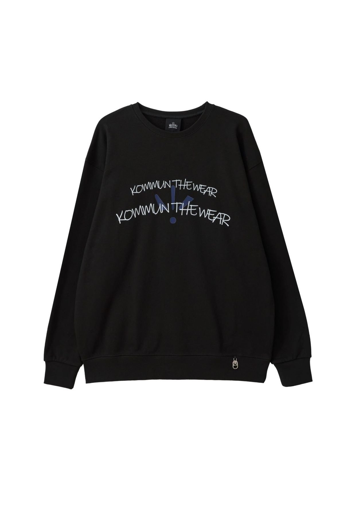 커뮨더웨어(KOMMUNTHEWEAR) 커뮨 베이직 프린트 스웻셔츠