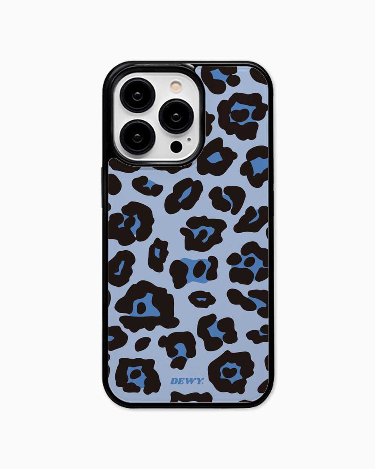 듀이(DEWY) Aqua leopard phone case 호피 레오파드 범퍼 폰케이스 (+맥세이프, 갤럭시 제트플립)