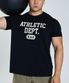 K.A.G Athletic Dept. 스탠다드핏 반팔 티셔츠 (Black)