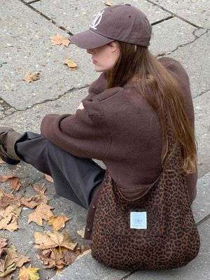 페라 리버시블 레오파드 백