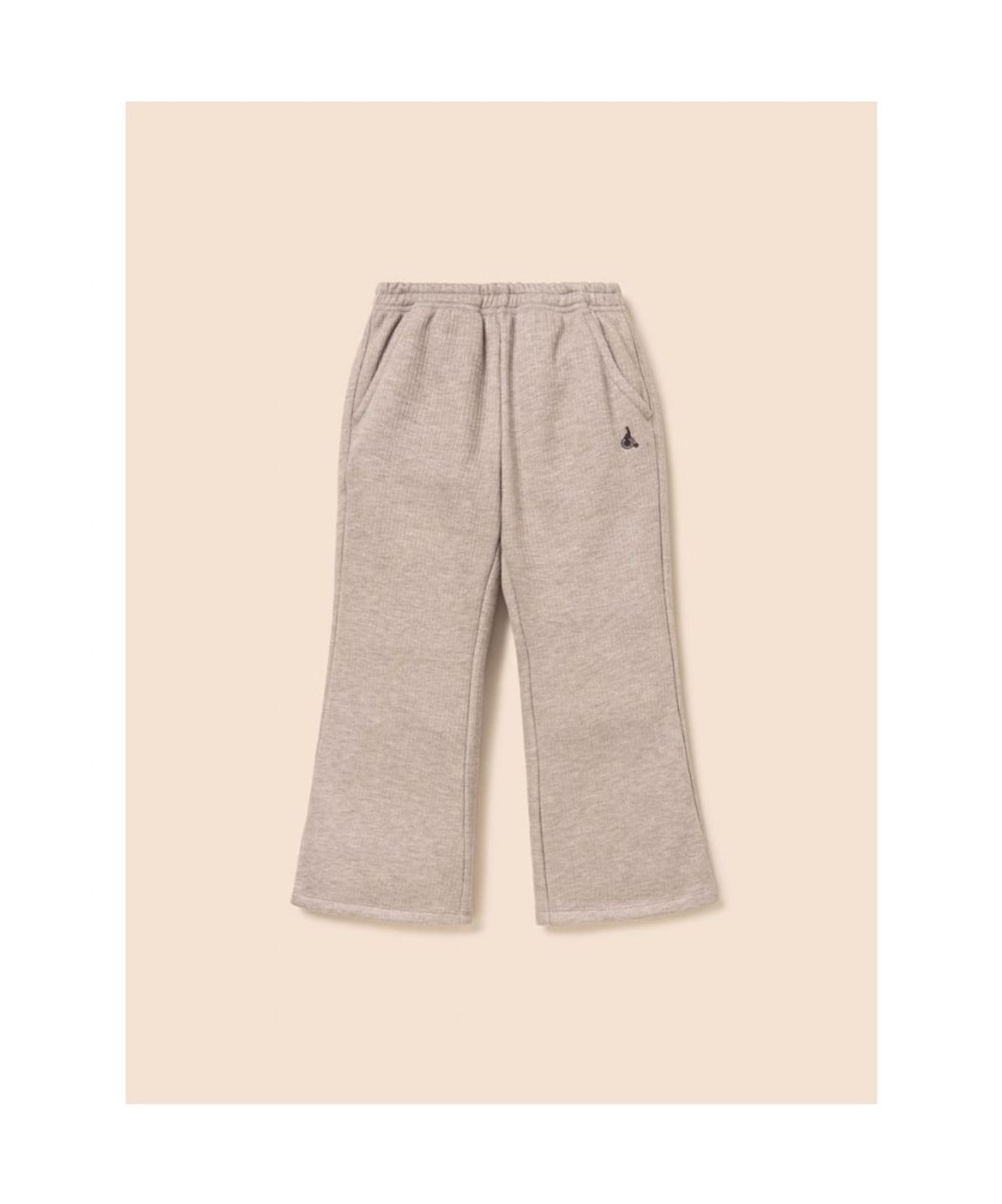 빈폴 키즈(BEANPOLE KIDS) 니트라이크 여아 부츠컷 기모 팬츠  베이지 (BI5Y21G01A)
