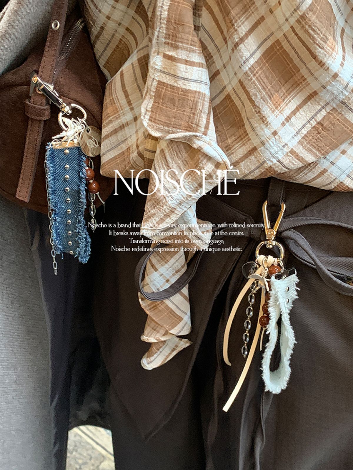 노이쉬(NOISCHE) 베로 블렌딘 키링 / 다크블루