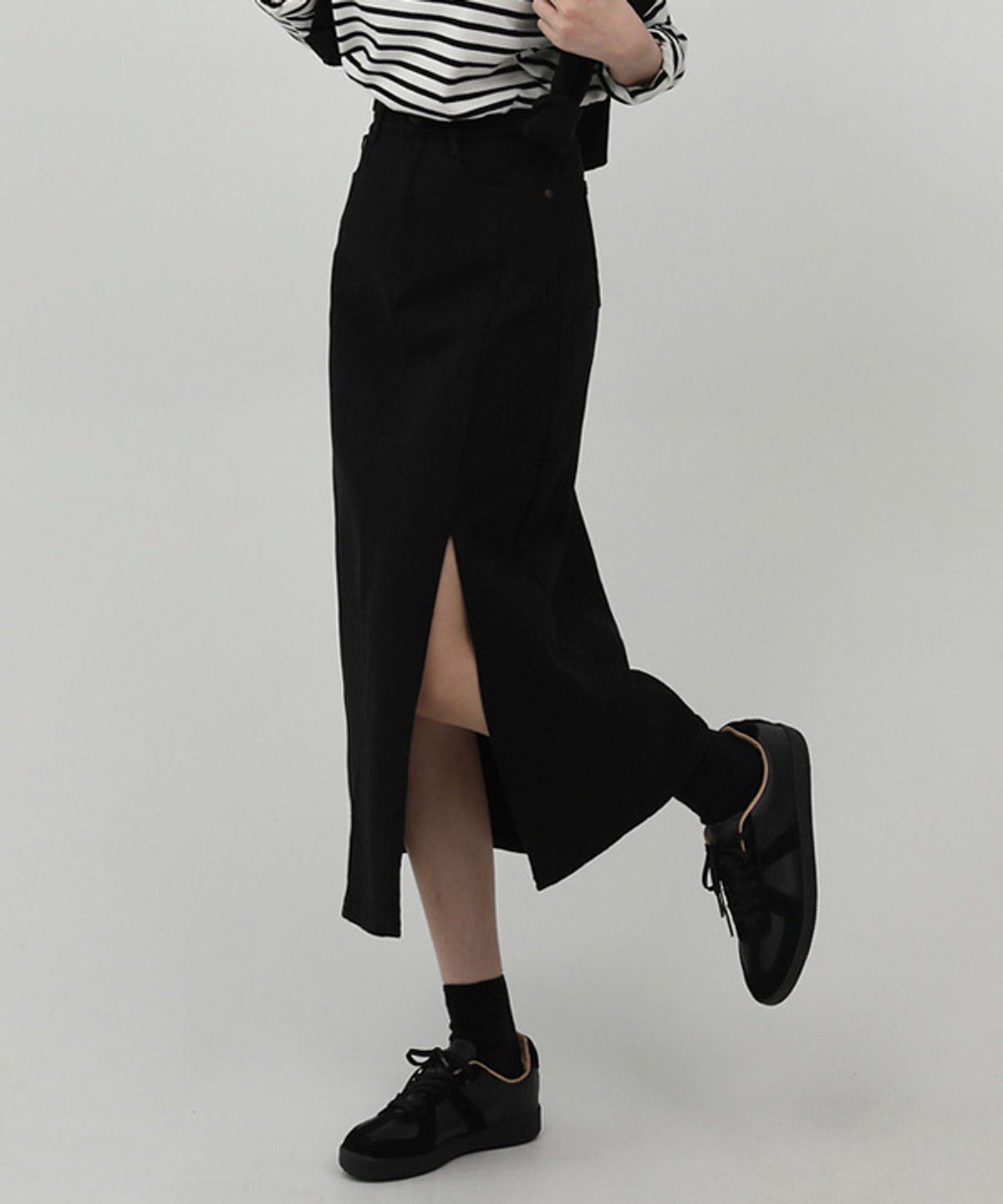 엘뮤즈(LMUSE) [150/160.ver] LONG SKIRT.001 -1color/3size