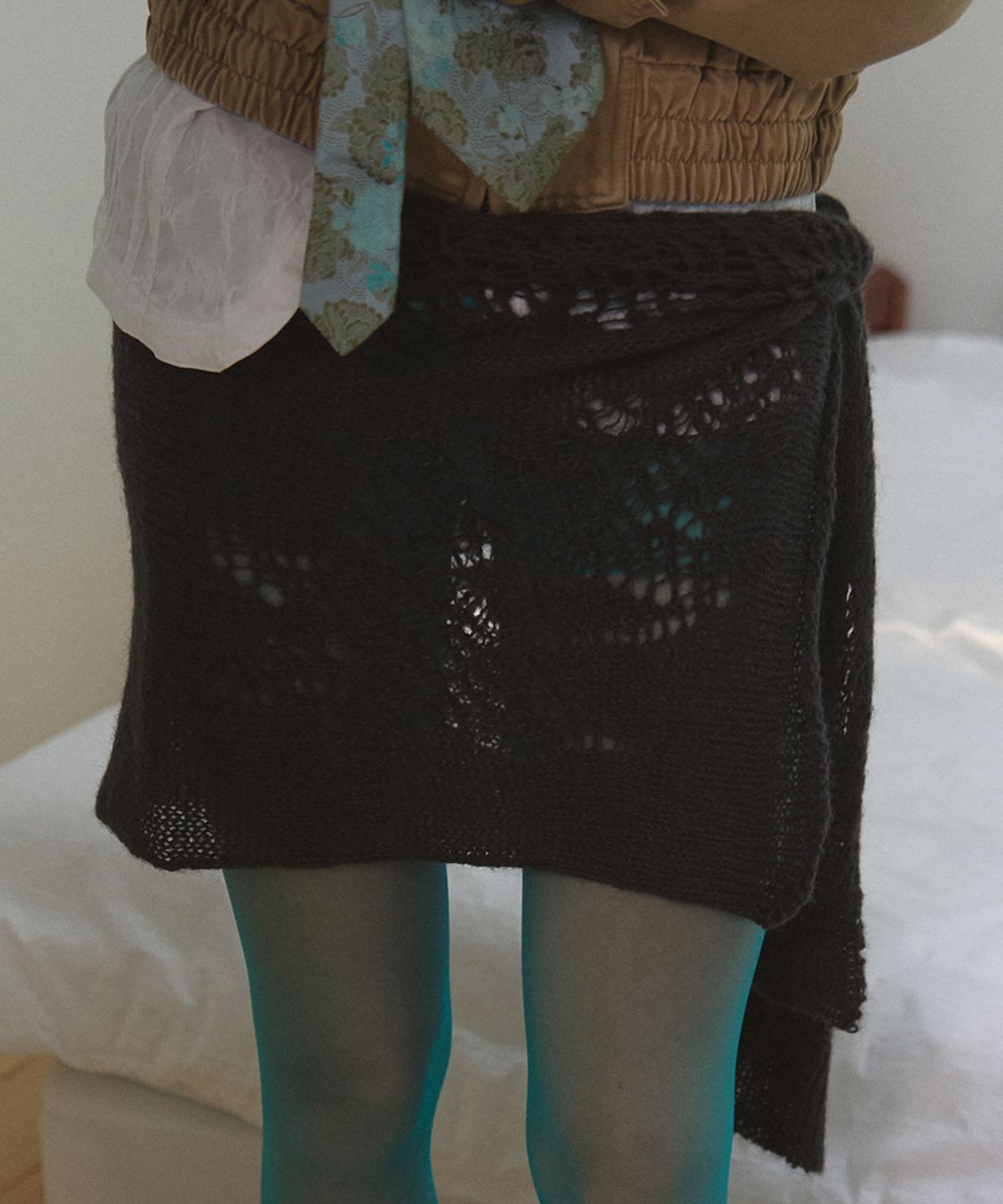 엔프프(NFF) flone multi shawl-charcoal