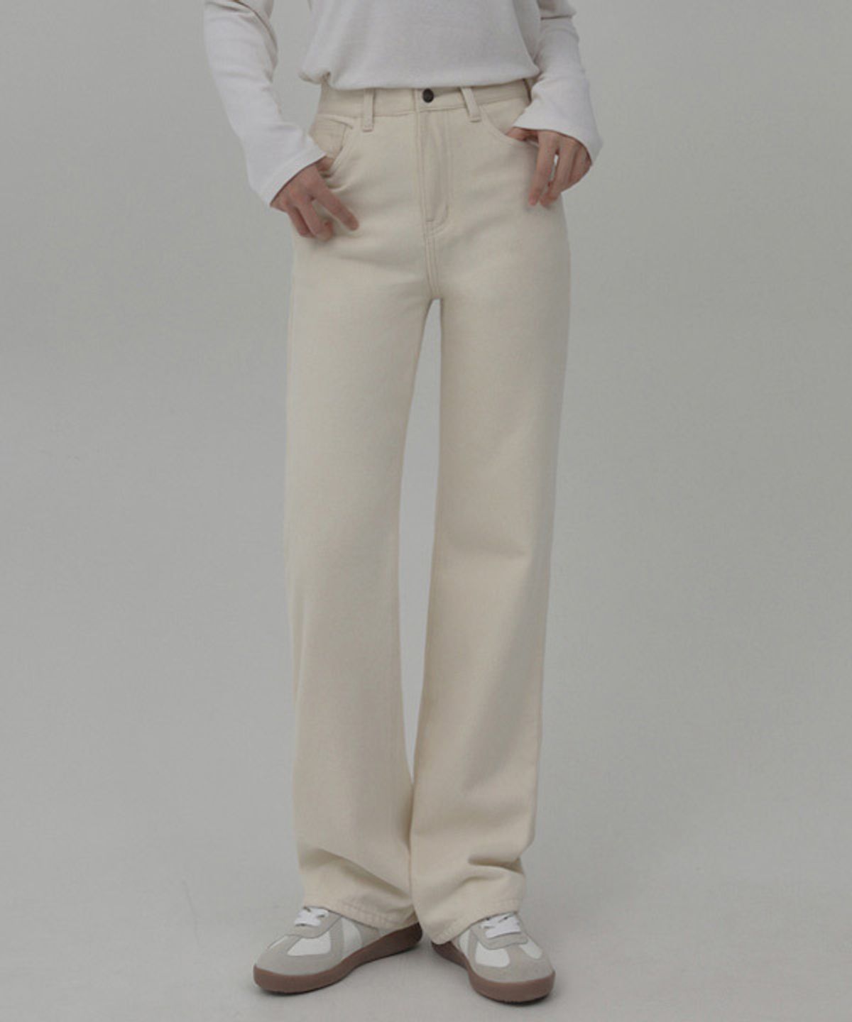 엘뮤즈(LMUSE) [150/160.ver] WIDE PANTS.006 -Wool cotton/3color/4size